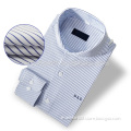 2016 Latest fashion design custom blue stripes junior child shirts                        
                                                Quality Choice